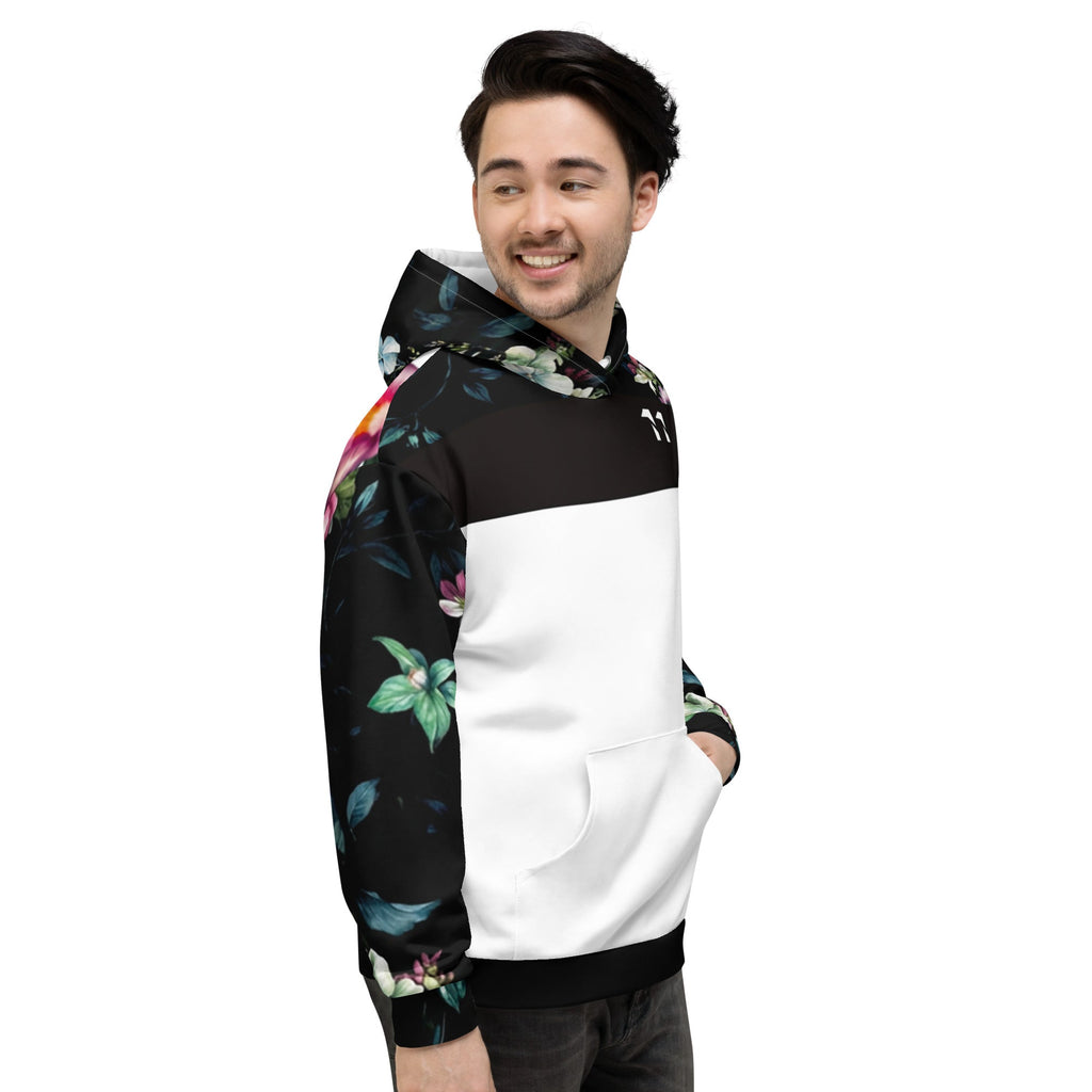 Dark Floral Hoodie - LøstLøst